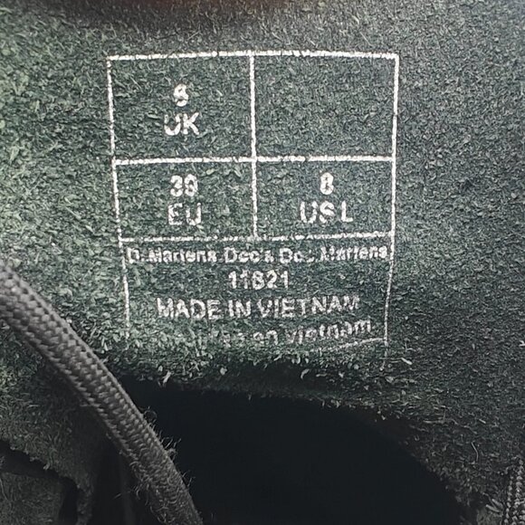 Dr. Martens 11821 Combat Boots Black Leather Classic Women's - Picture 11 of 11